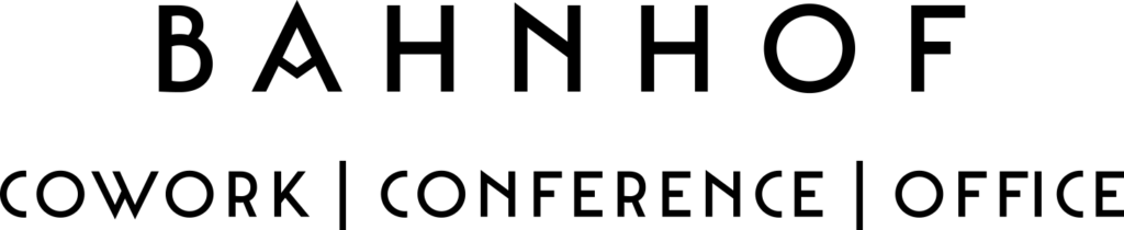 Bahnhof Logo Vit Png Svart